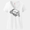 Women's Perfect T Cotton V Neck T Shirt Thumbnail