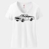 Women's Perfect T Cotton V Neck T Shirt Thumbnail