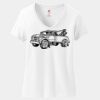 Women's Perfect T Cotton V Neck T Shirt Thumbnail