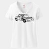 Women's Perfect T Cotton V Neck T Shirt Thumbnail