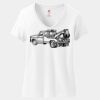 Women's Perfect T Cotton V Neck T Shirt Thumbnail