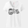 Women's Perfect T Cotton V Neck T Shirt Thumbnail