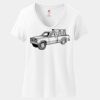 Women's Perfect T Cotton V Neck T Shirt Thumbnail