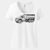 Women's Perfect T Cotton V Neck T Shirt Thumbnail