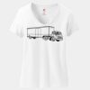 Women's Perfect T Cotton V Neck T Shirt Thumbnail