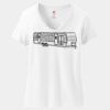 Women's Perfect T Cotton V Neck T Shirt Thumbnail