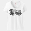 Women's Perfect T Cotton V Neck T Shirt Thumbnail