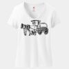Women's Perfect T Cotton V Neck T Shirt Thumbnail