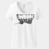 Women's Perfect T Cotton V Neck T Shirt Thumbnail