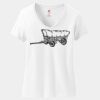 Women's Perfect T Cotton V Neck T Shirt Thumbnail