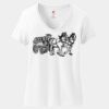 Women's Perfect T Cotton V Neck T Shirt Thumbnail