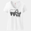 Women's Perfect T Cotton V Neck T Shirt Thumbnail