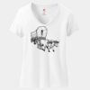 Women's Perfect T Cotton V Neck T Shirt Thumbnail