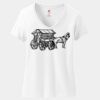 Women's Perfect T Cotton V Neck T Shirt Thumbnail