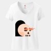 Women's Perfect T Cotton V Neck T Shirt Thumbnail