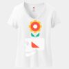 Women's Perfect T Cotton V Neck T Shirt Thumbnail