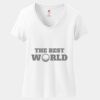 Women's Perfect T Cotton V Neck T Shirt Thumbnail