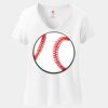 Women's Perfect T Cotton V Neck T Shirt Thumbnail